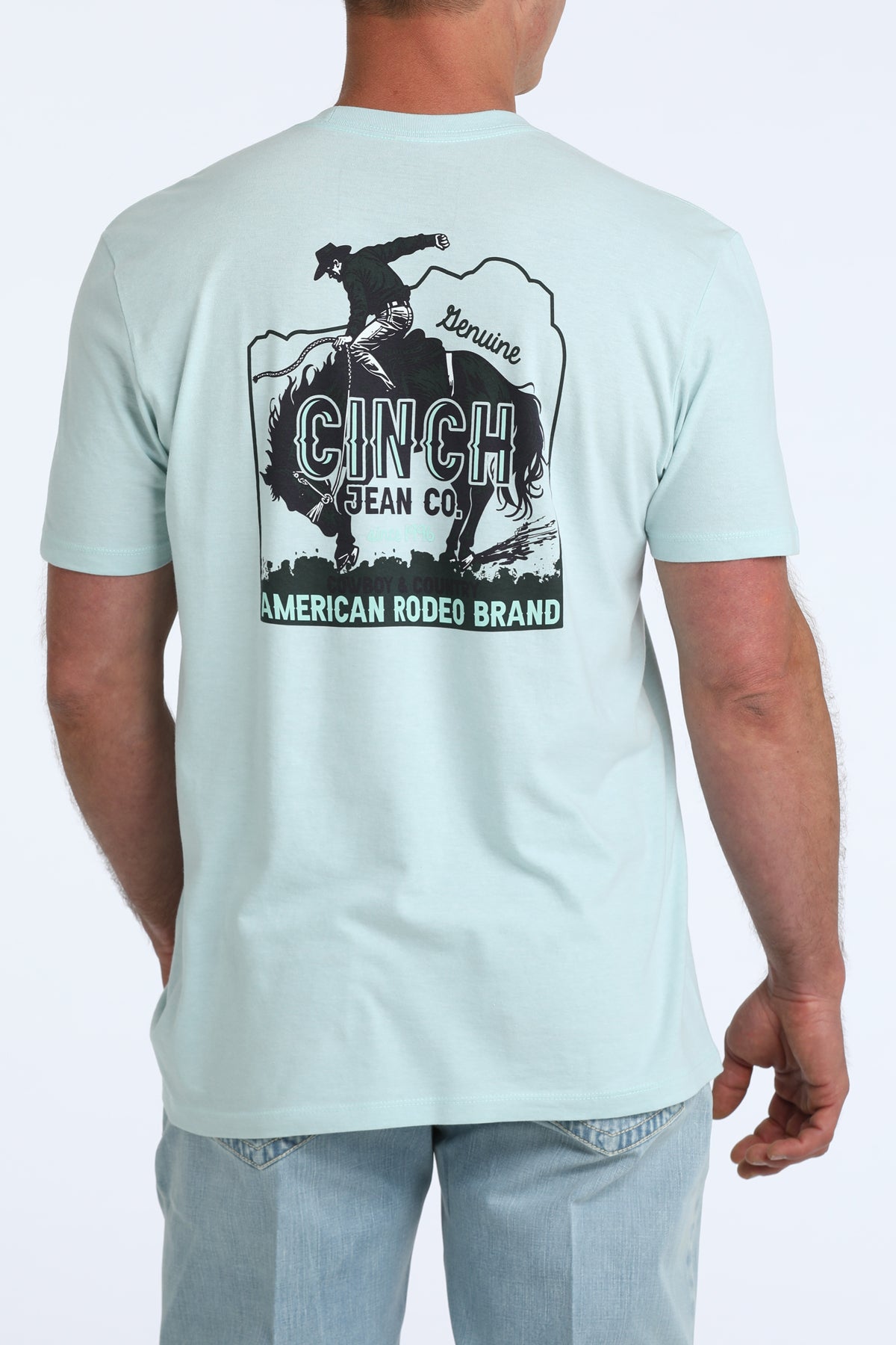 Cinch Light Blue Graphic T-Shirt