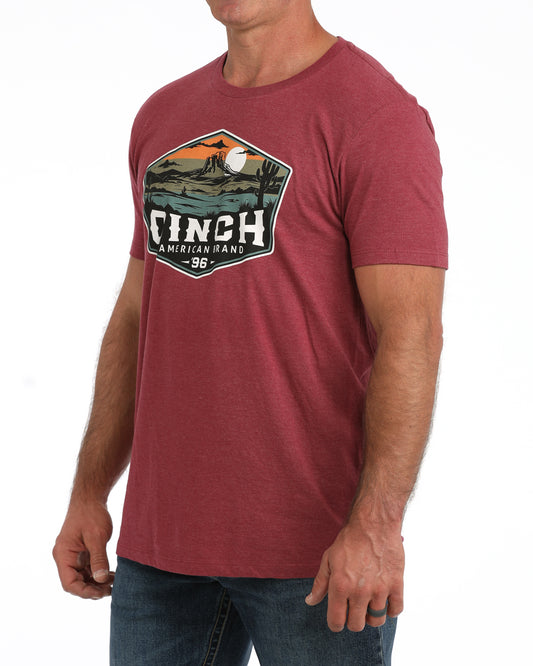 Cinch Burgundy Graphic T-Shirt