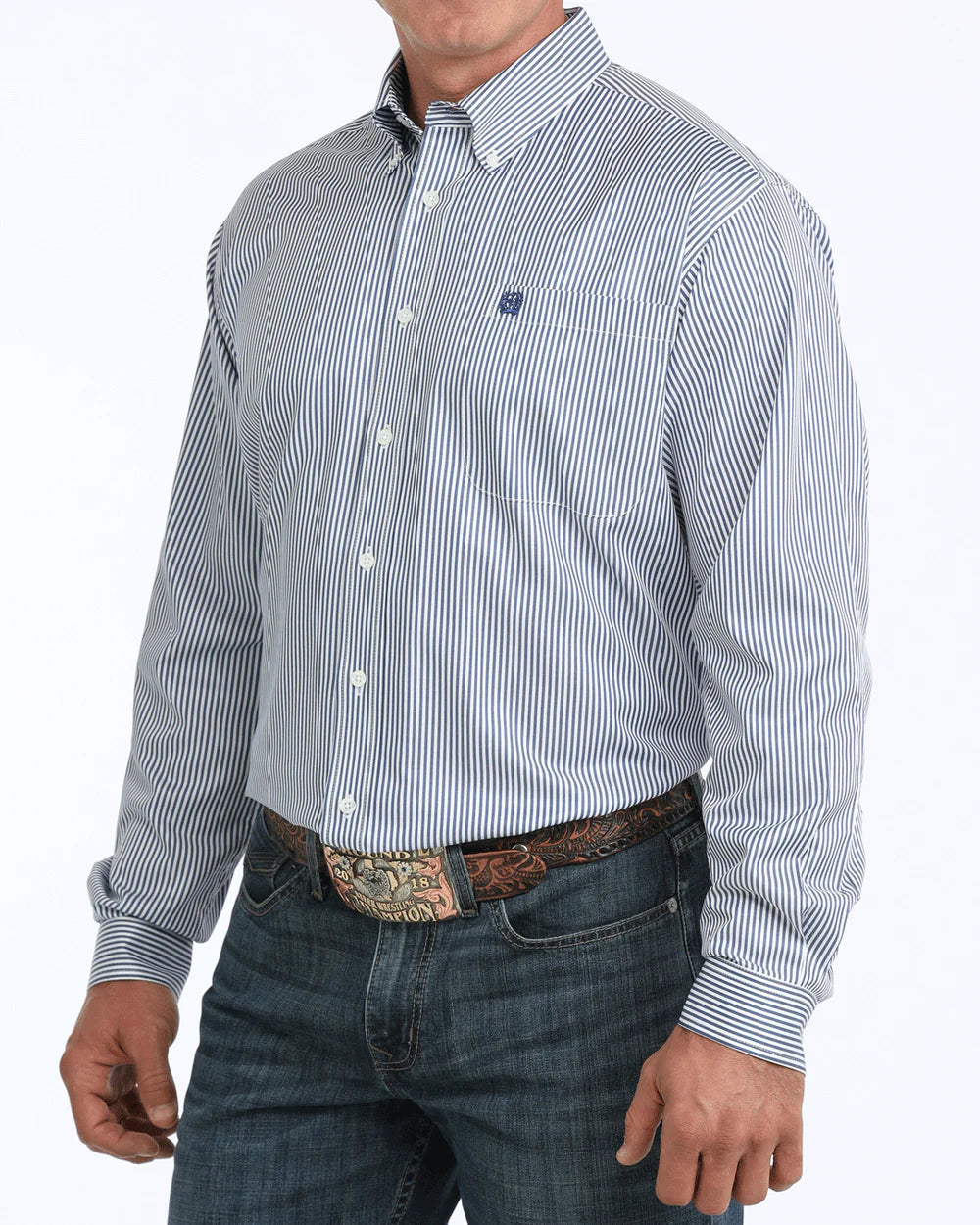 Cinch TENCEL™ Classic Fit Button-Down Western Shirt - Royal