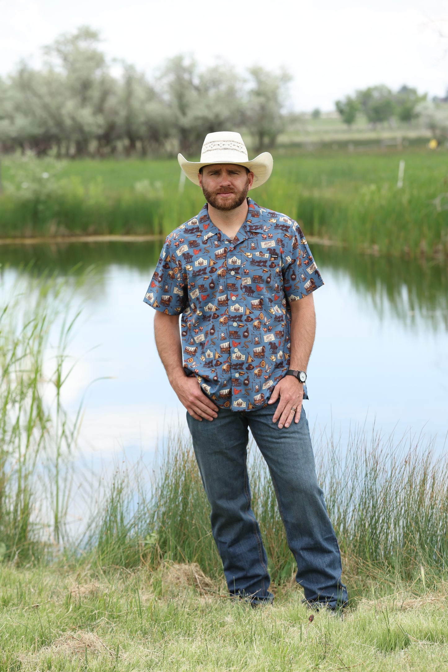 Cinch Camp Shirt - Old West
