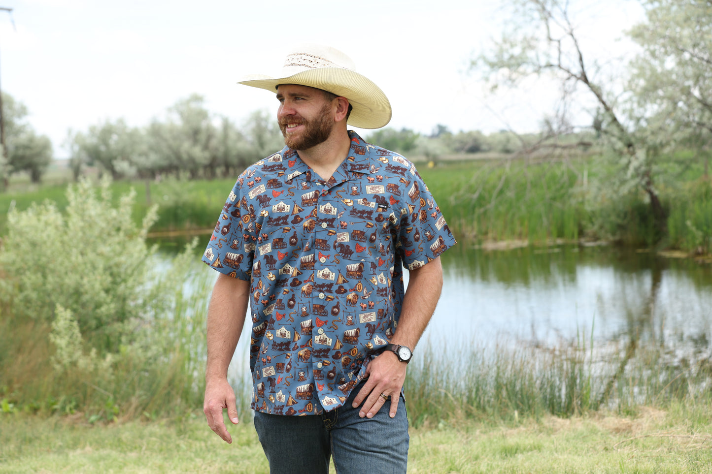 Cinch Camp Shirt - Old West