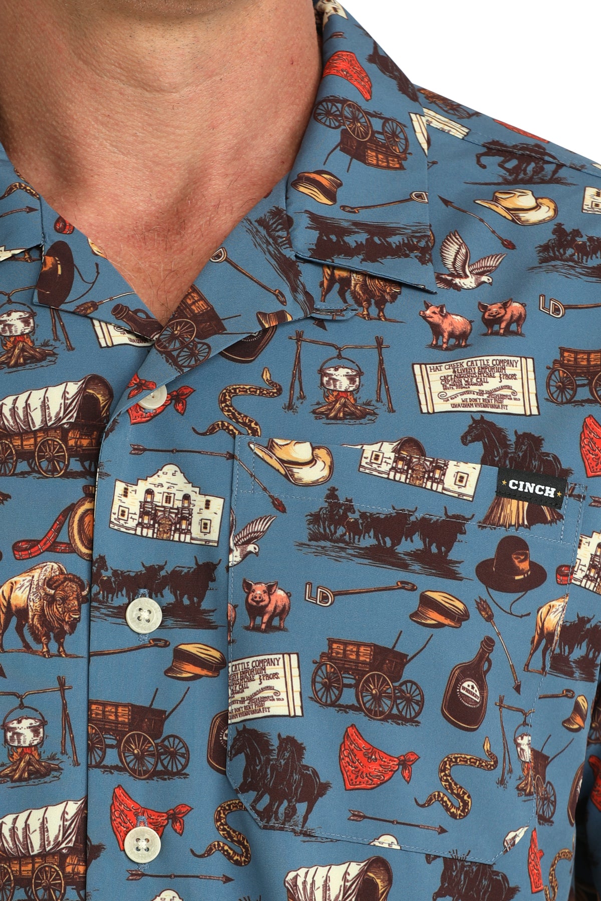Cinch Camp Shirt - Old West