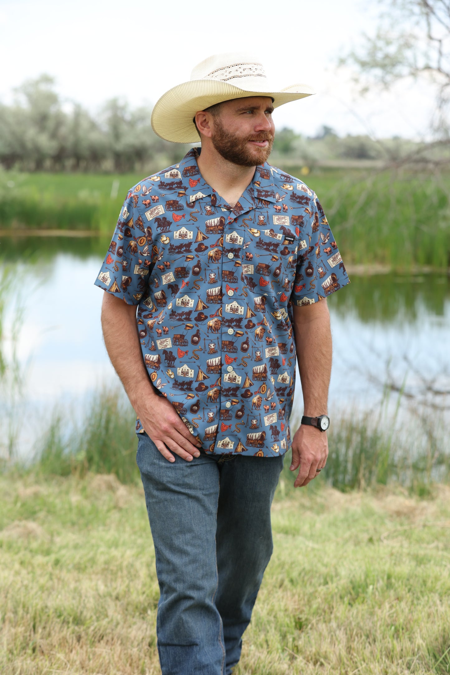 Cinch Camp Shirt - Old West