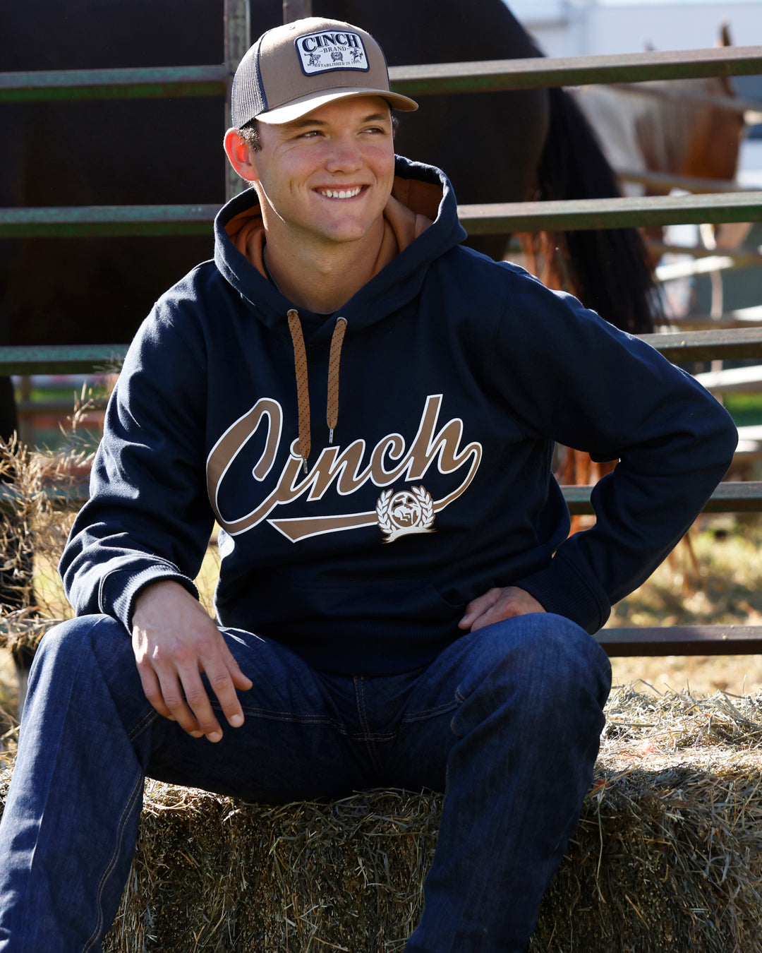 Cinch Navy Hoodie