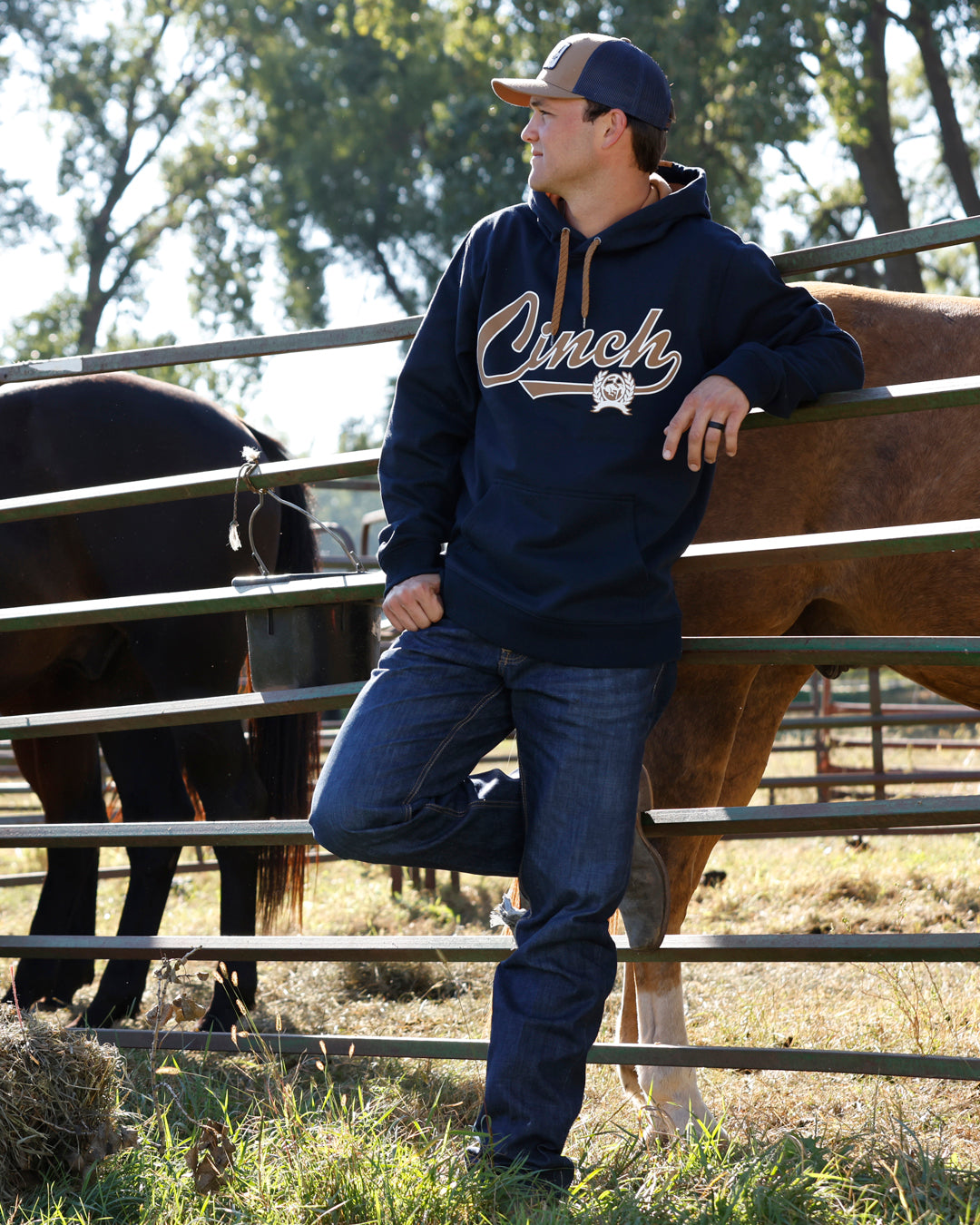 Cinch Navy Hoodie