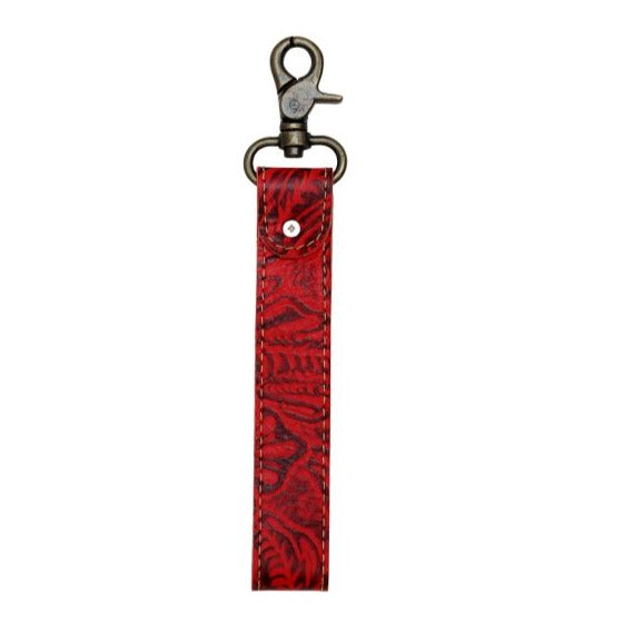 Ruby Key Wristlet