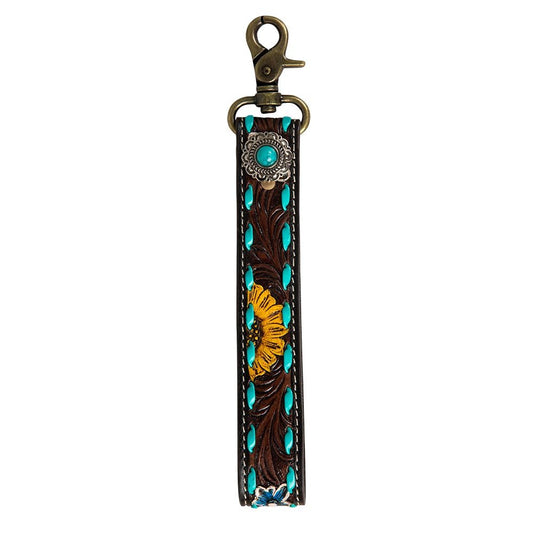 Sunflower Sunrise Key Wristlet