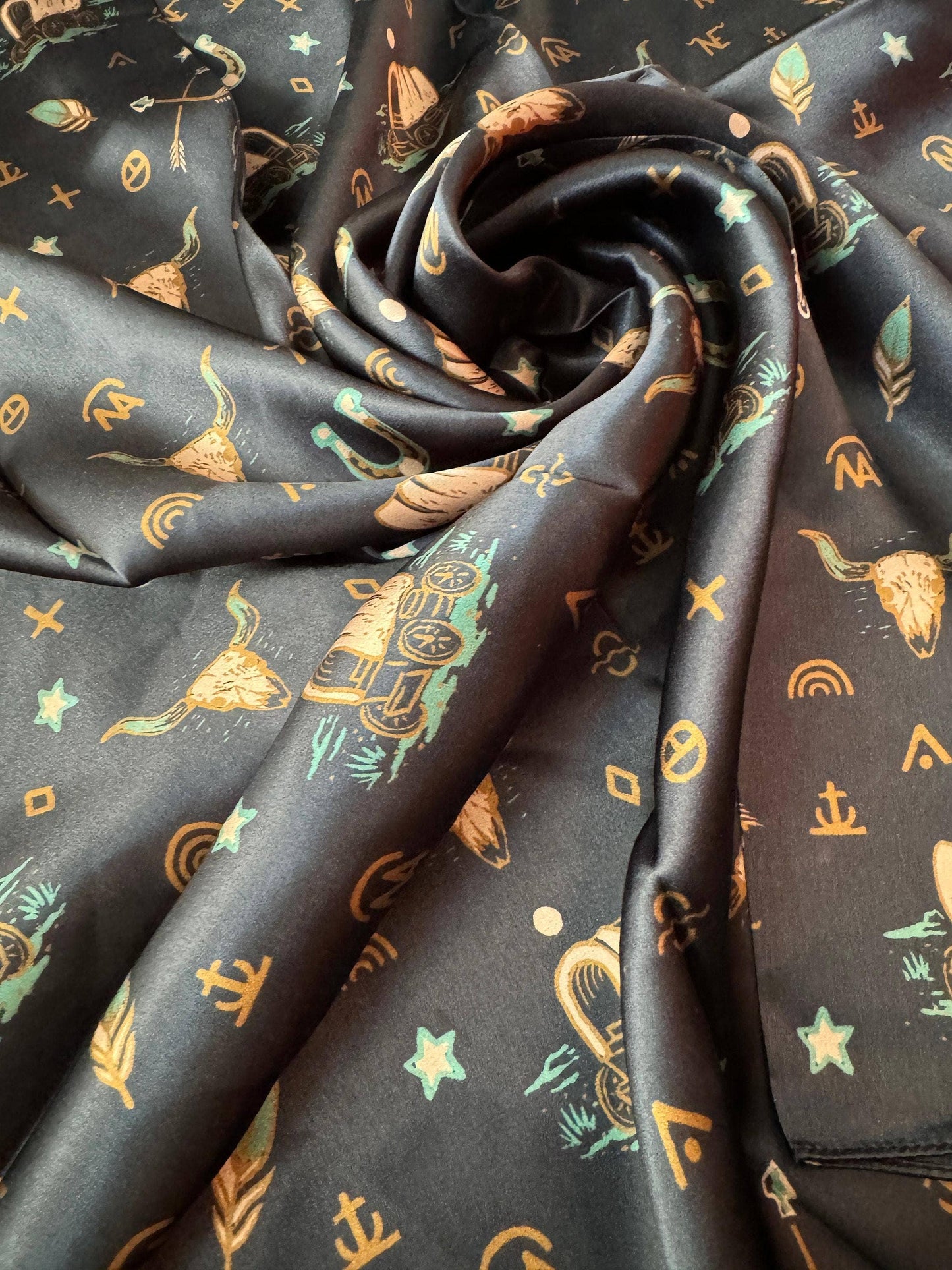 Going West 100% Silk Wild Rag