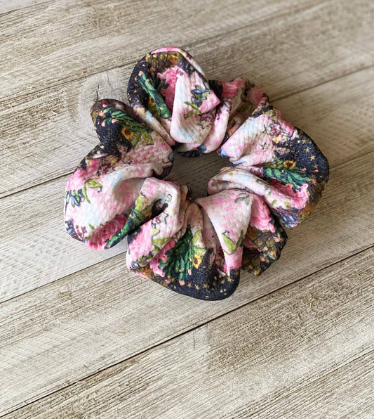 Pink Cactus Daydream Large Scrunchie