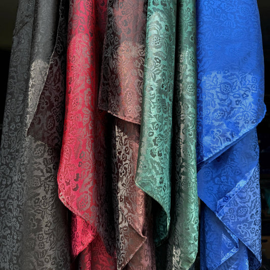 Floral Jacquard Wild Rags