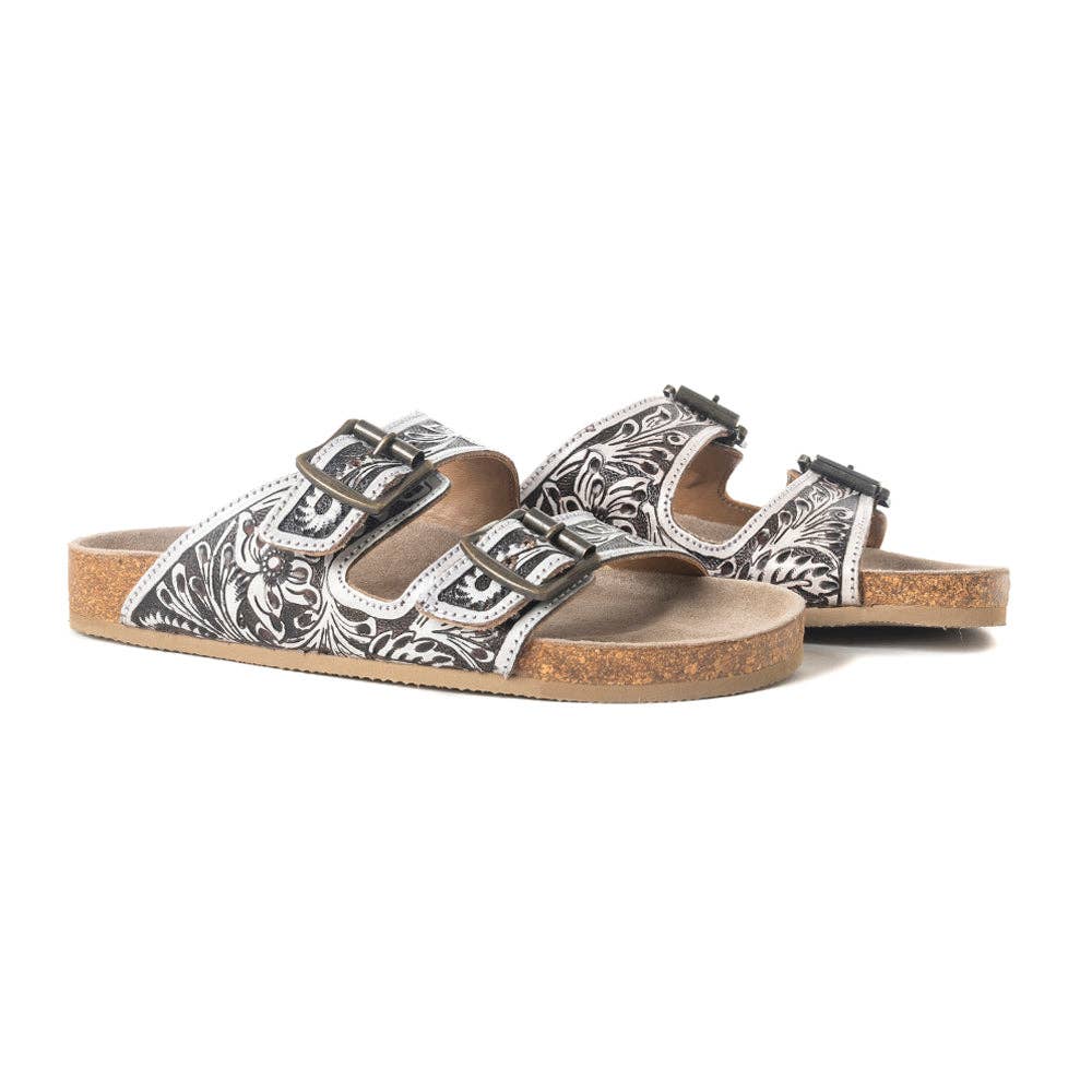 Mesa Scroll Sandals