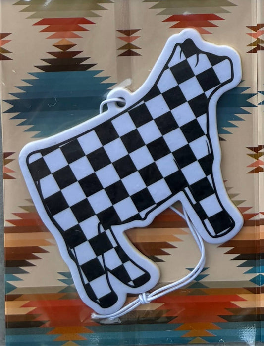 Checkerboard Show Steer Air Freshener