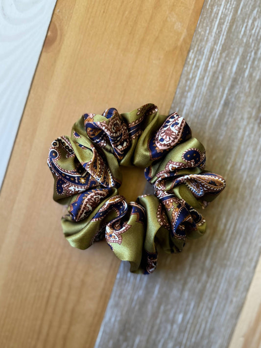 Olive Scrunchie