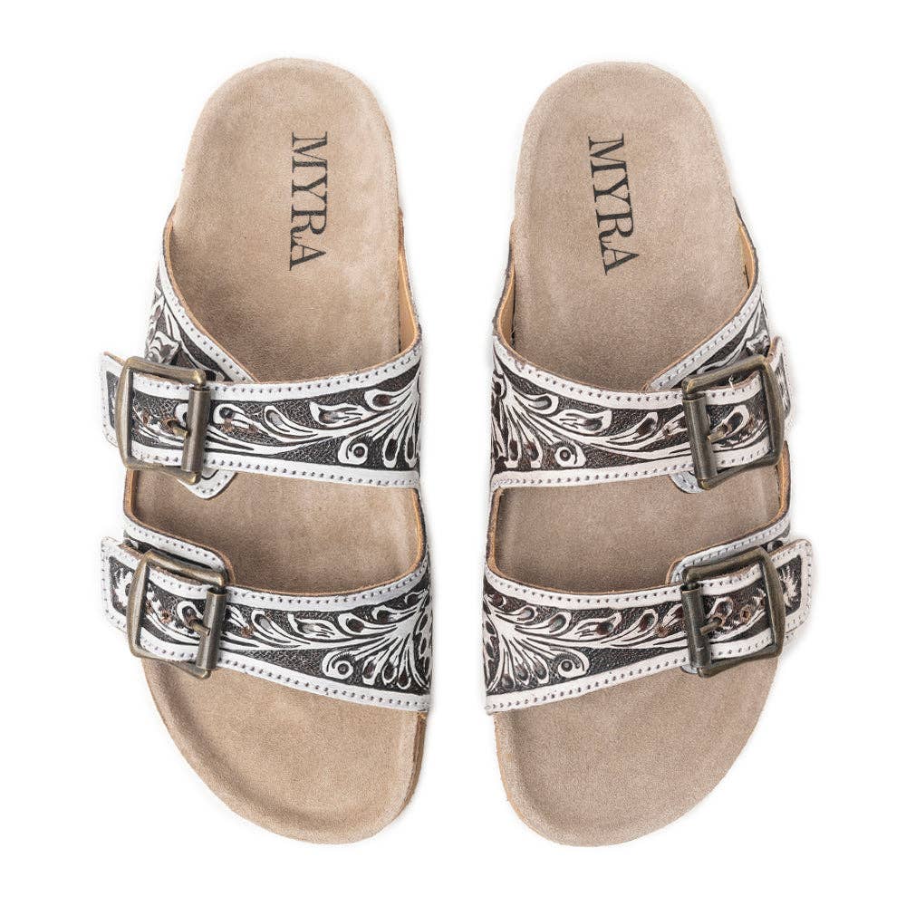 Mesa Scroll Sandals