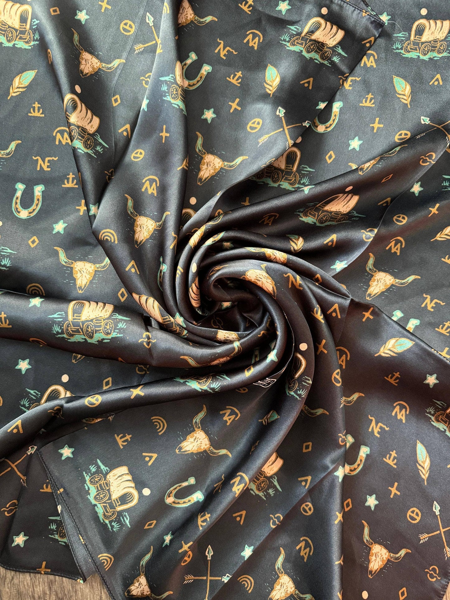 Going West 100% Silk Wild Rag