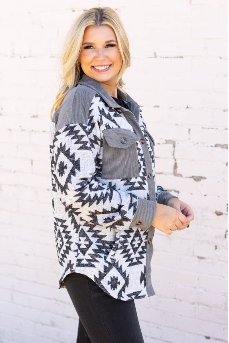 Western Aztec Shacket