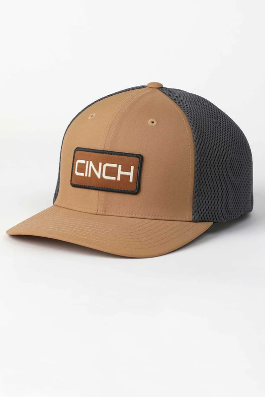Cinch Brown Flexfit Trucker Cap